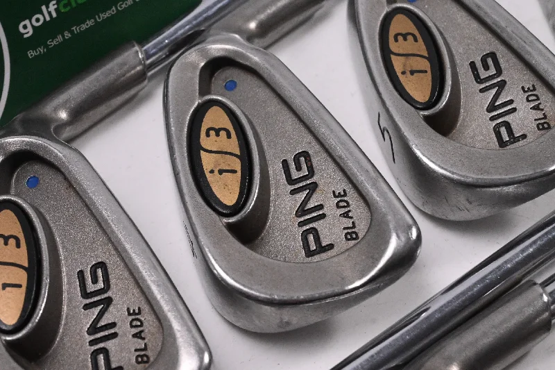 Ping i3 Blade Irons / 3-PW+SW / Blue Dot / Stiff Flex Ping Cushin JZ Shafts