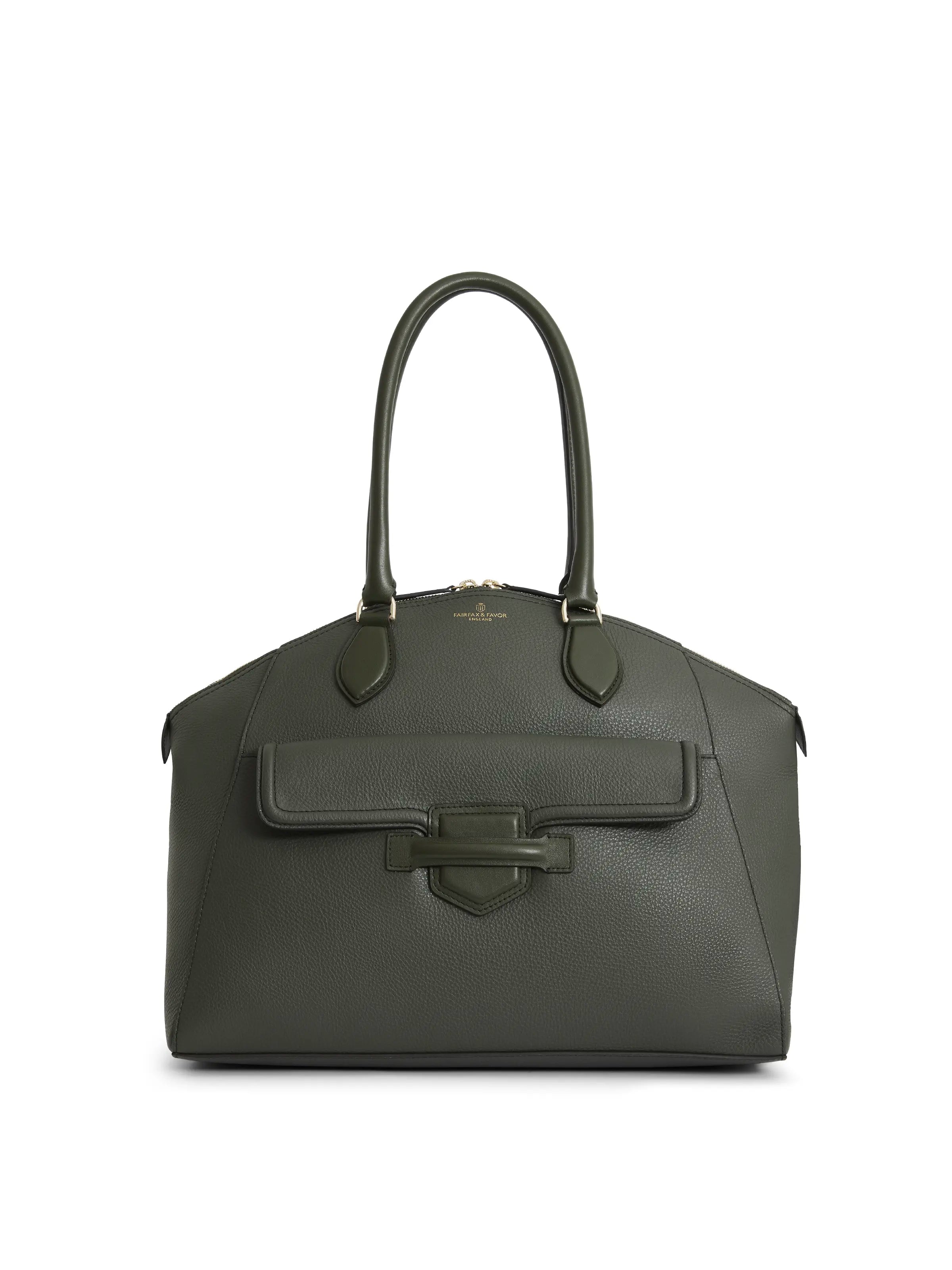 Massingham Handbag - Moss Green Leather