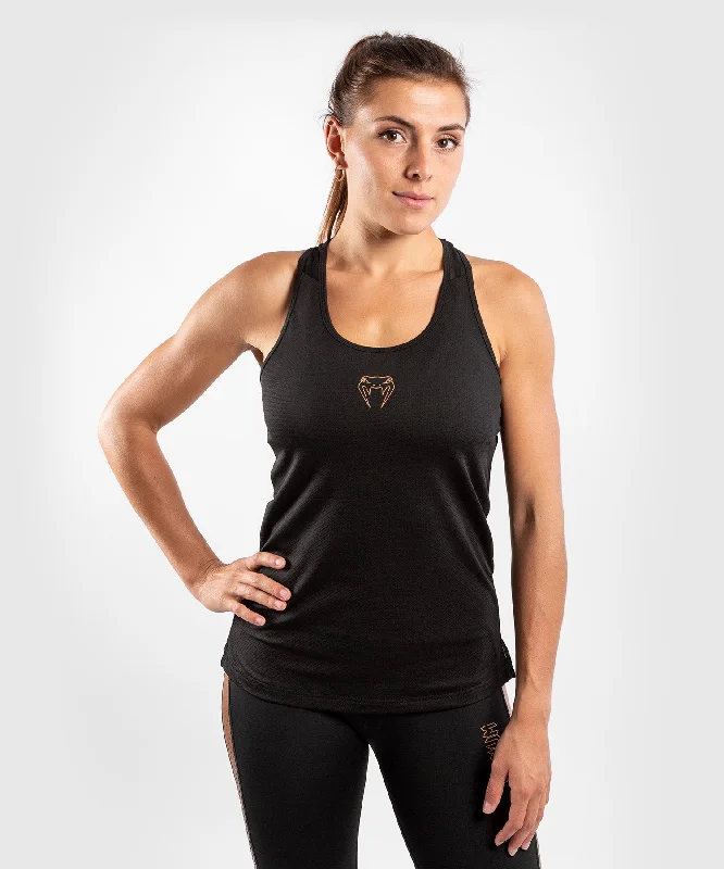 Venum Tecmo Tank Top - For Women - Black/Bronze