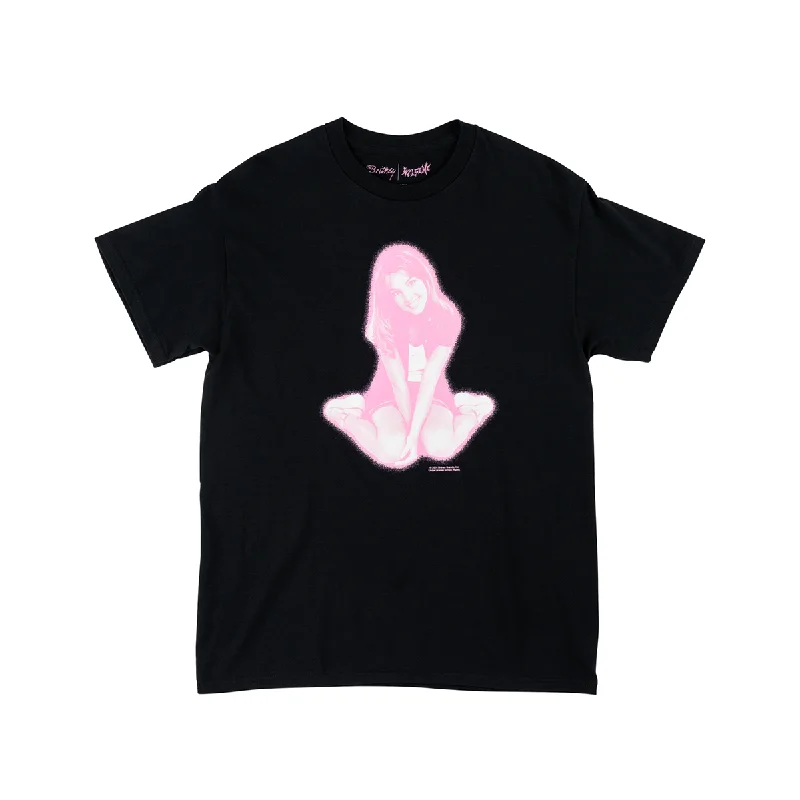 Welcome x Britney Flower T-Shirt - Black