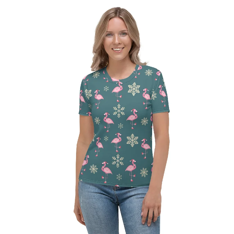 Festive Flamingos T-shirt