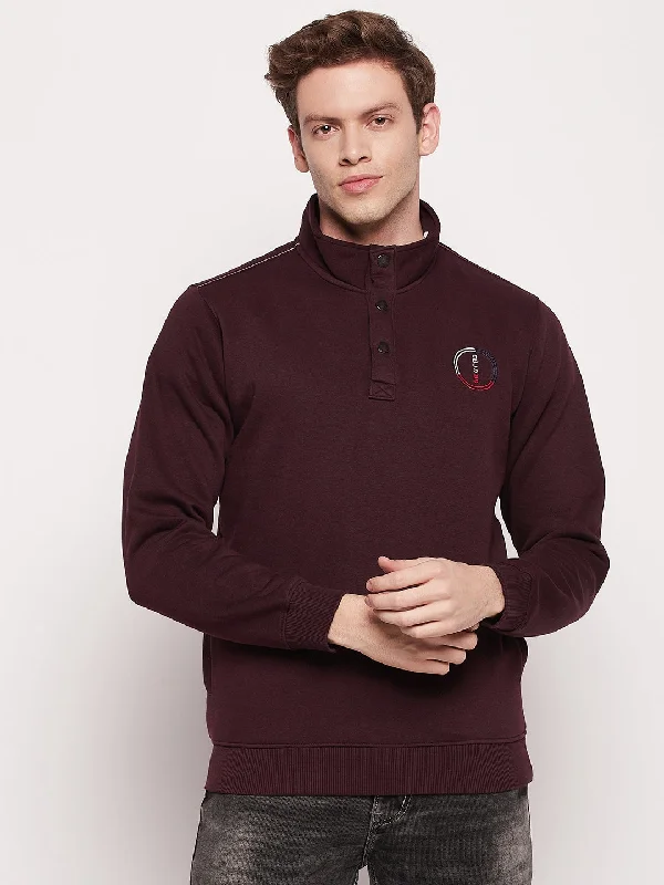 Men Wine Sweatshirt