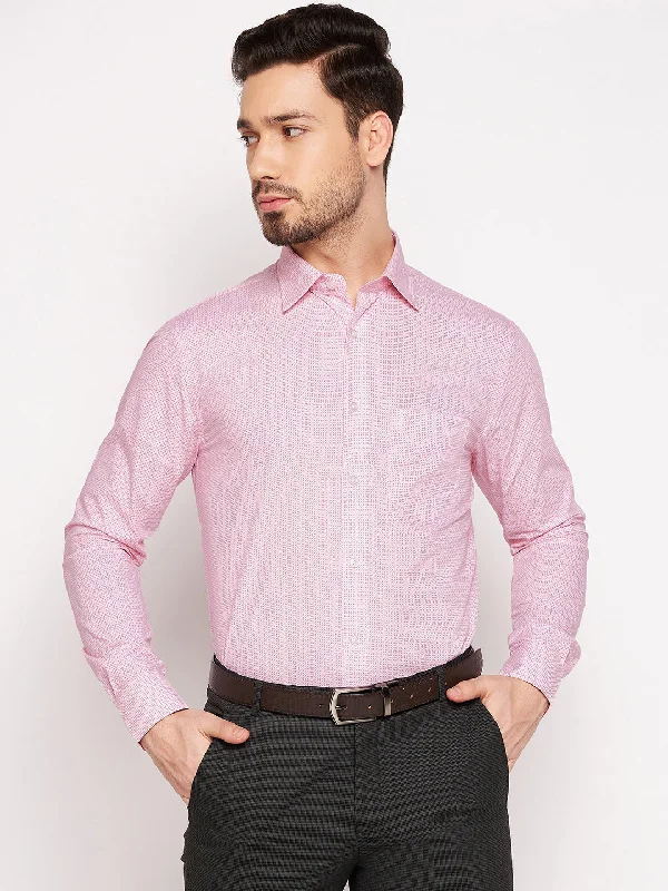 Mens Pink Shirt