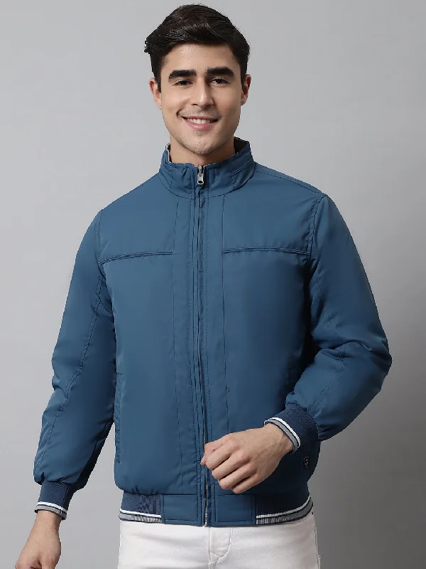 Mens Blue Reversible Jacket