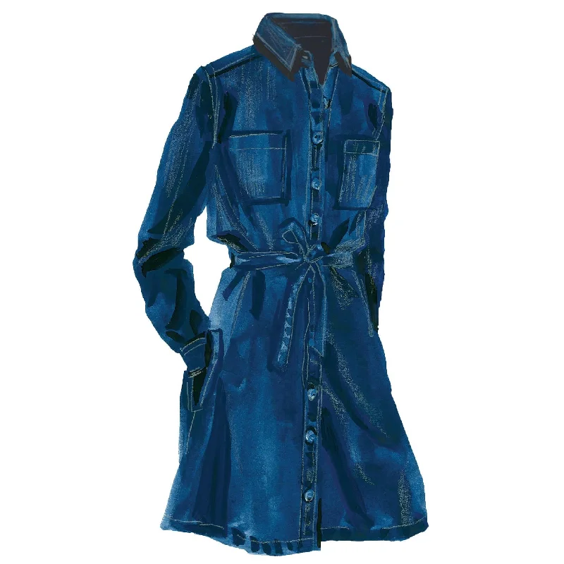 Indigo Shirtdress