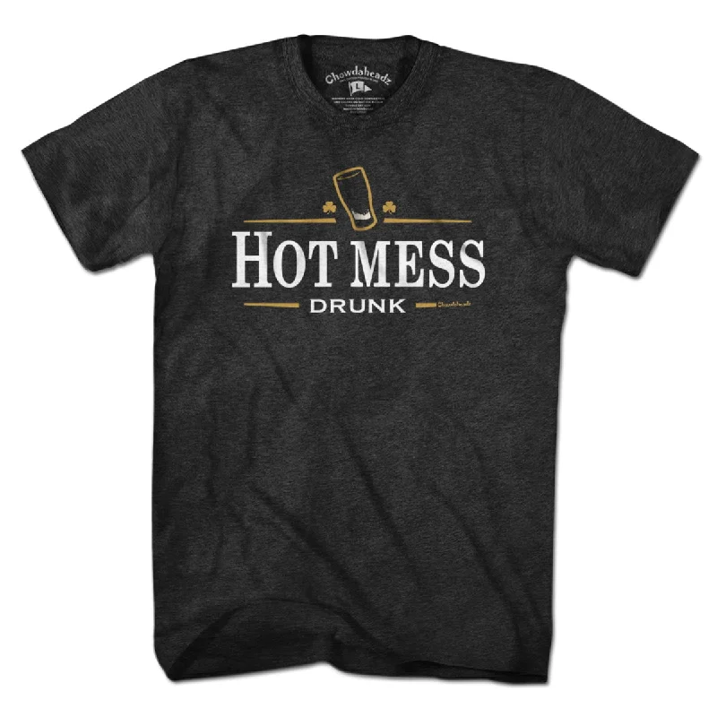 Hot Mess Drunk Logo T-Shirt