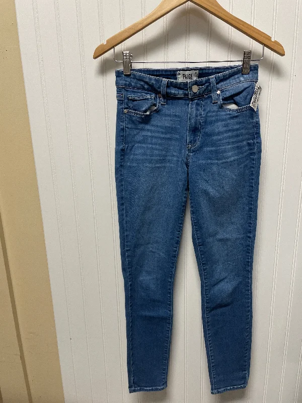 Blue Denim Jeans Designer Paige, Size 2