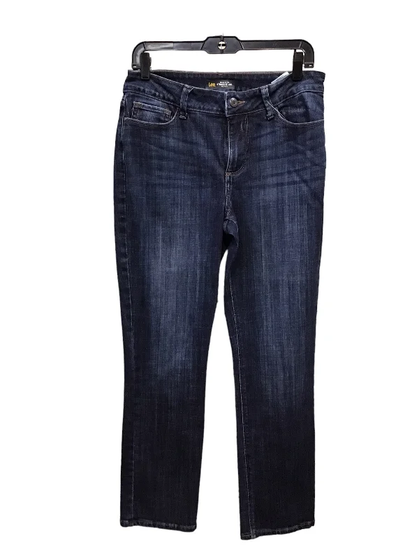 Blue Denim Jeans Straight Lee, Size 10