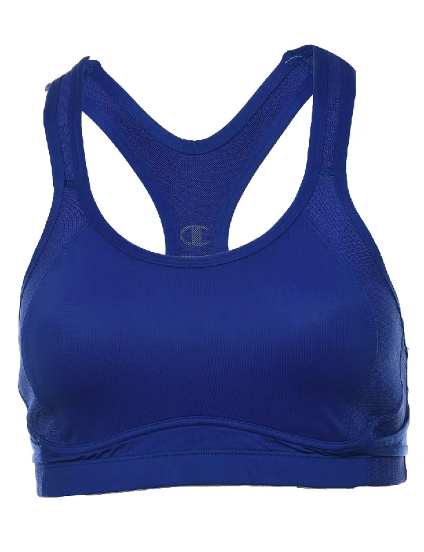 Champion Blue Sports Bra - M