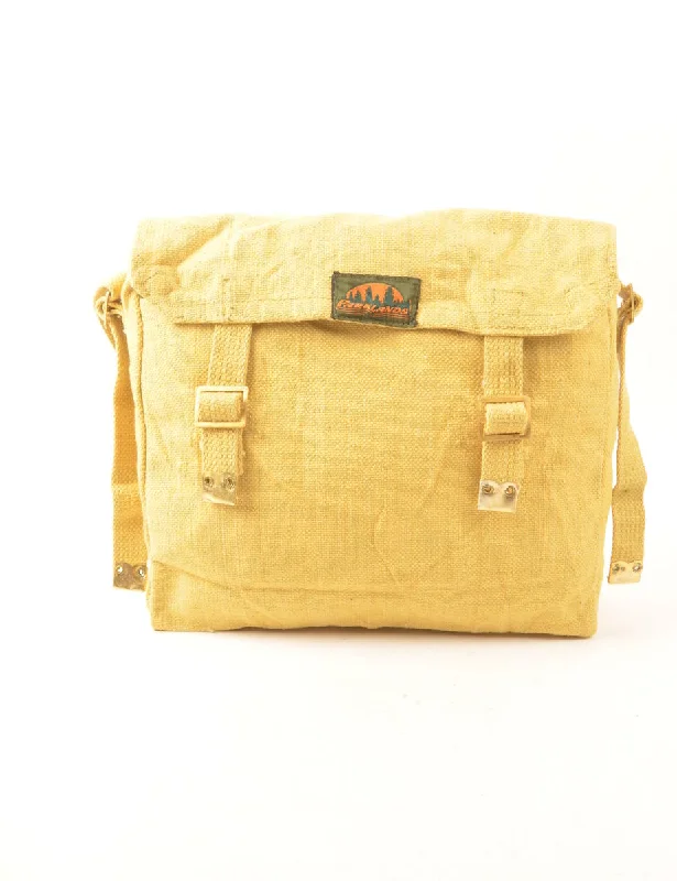 Classic Yellow Sactchel Bag - M