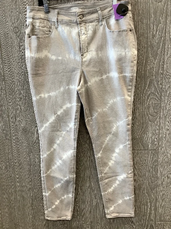 Grey Jeans Skinny Old Navy, Size 16