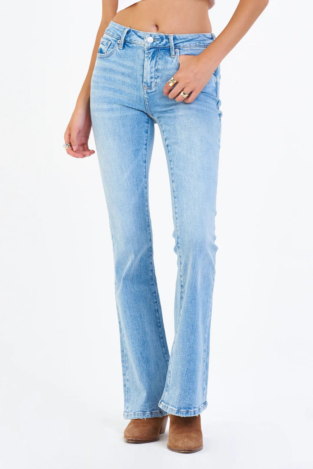 Rosa High Rise Flare Jeans