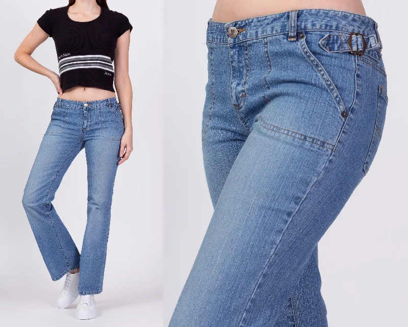 Y2K Low Rise Bootcut Jeans - Small