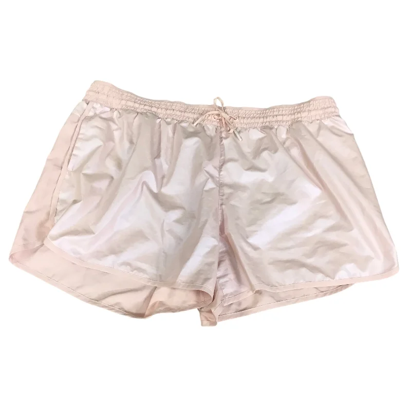 Athletic Shorts By Avia In Pink, Size: 2x