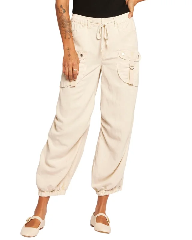 Current/Elliott The Upright Linen-Blend Pant