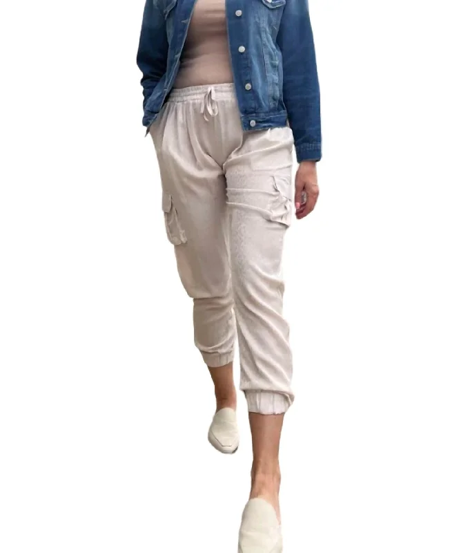 Milo Jogger Pant In Cream