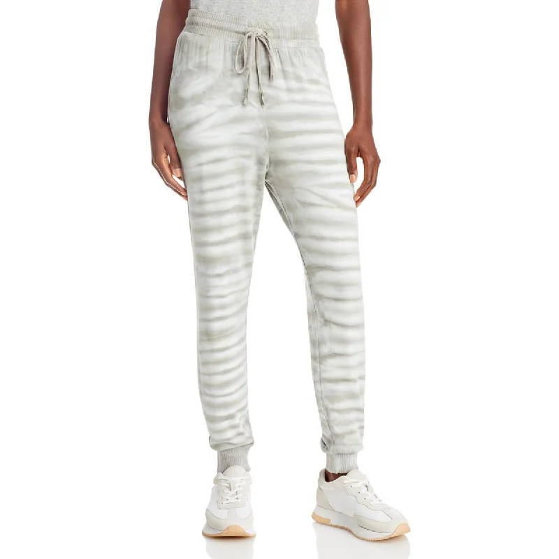 Splendid Womens Journey Ribbed Trim Knit Jogger Pants