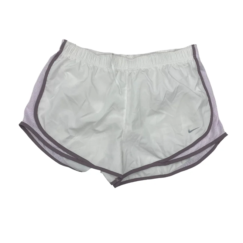 WHITE ATHLETIC SHORTS by NIKE APPAREL Size:XL